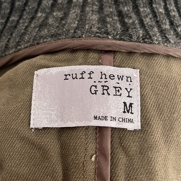 Brown and gray sweater jacket - Picture 3 of 3